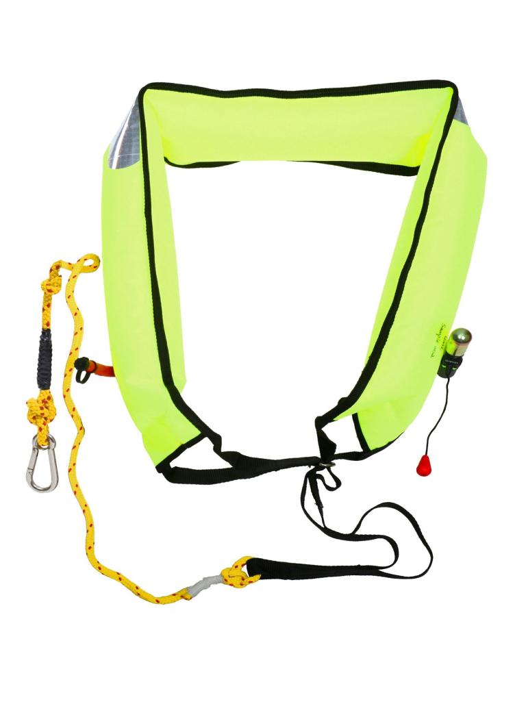 Jonbuoy Rescue Sling aufgeblasen